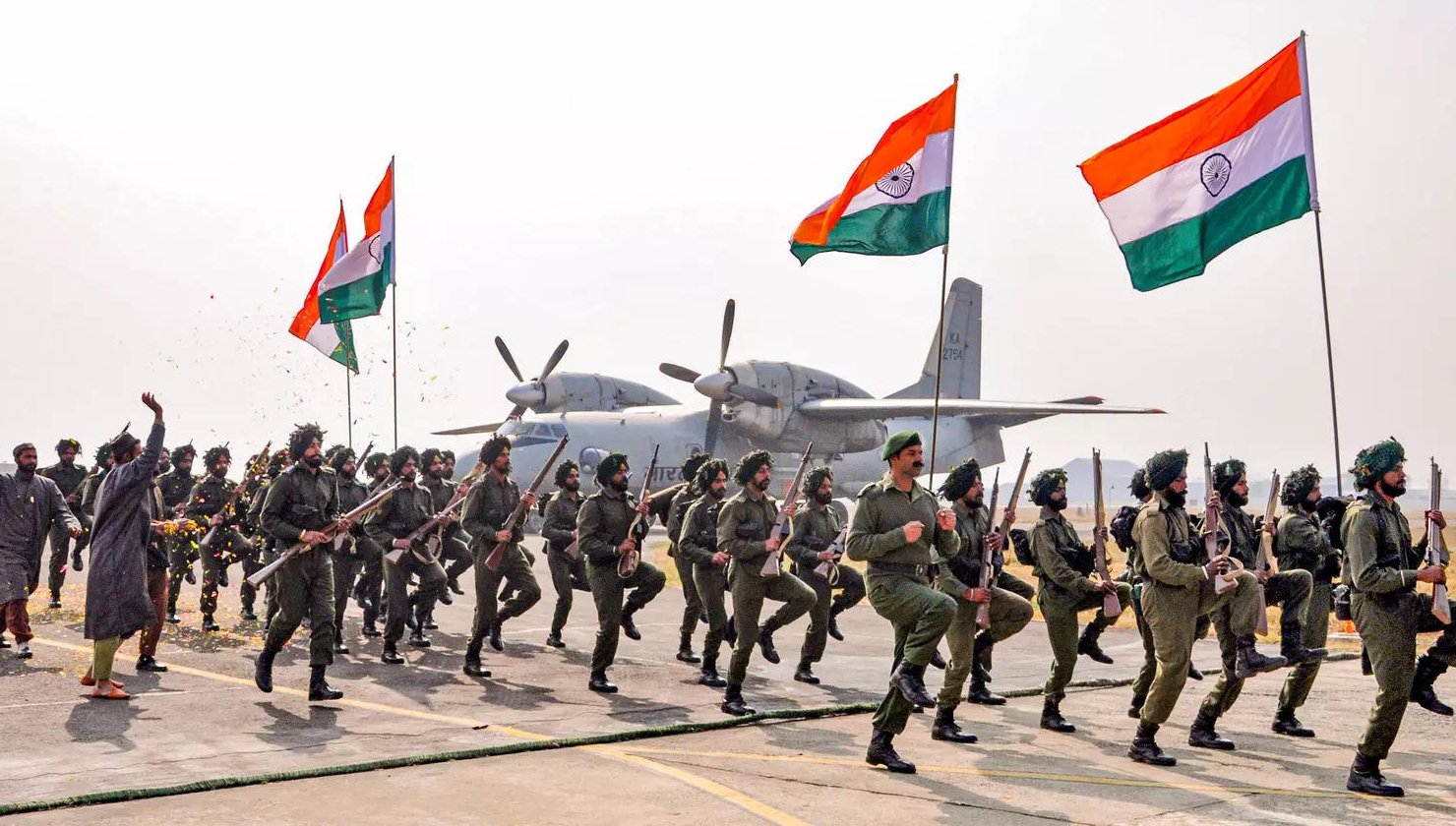 Supporting Indian armed forces